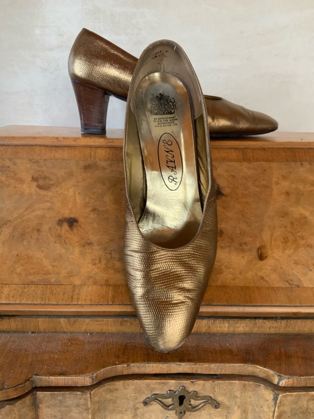 Rayne England Bronze Pump 8M🥉